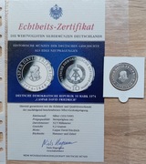 DDR 10 Marek 1974 Caspar David Friedrich   - REPLIKA   Ag 333/1000