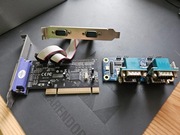 Kontroler 2x COM RS-232 LPT Manhattan PCI PI2009865X2A + 4x com