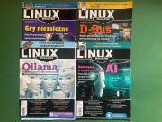 Pakiet 4X Czasopisma Magazyn Linux Magazine AI 2024 2025 2026
