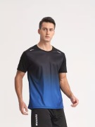 Męska koszulka sportowa szybkoschnąca – trening / siłownia / bieganie