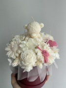 Zapachowy box wykonany z naturalnych, świec sojowych 