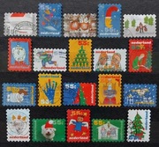 Znaczki Pocztowe Boże Narodzenie Holandia Kolekcja z Roku 1999