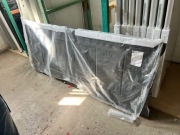 Drzwi i ościeżnica DRE AURI 0 Wiąz Antracyt 80 Lewe łazienkowe  