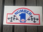 Naklejka z czasów PRL - ESSO NUMBER 1