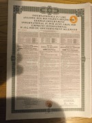 12# Bardzo duża niemiecka obligacja emisja holenderska na 1000 guldenów