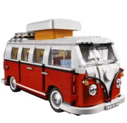 Klocki T1 autobus camping bus czerwony zestaw kreatywny prezent dla dzieci