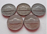 USA zestaw 5 centów Jefferson nickel