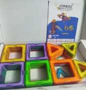 CONDIS KLOCKI MAGNETYCZNE 42 ELEMENTY  WIEK 3+