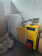 Zestaw do ogrzewania domu na olej opałowy marki LUMO, palnik Vissman