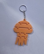 Brelok Meduza 3D – elastyczny gadżet do kluczy / plecaka / fidget