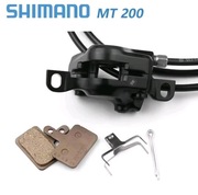 Hamulce hydrauliczne Shimano MT200 przód + tył komplet