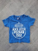 Koszulka bluzka chłopięca na krotki rekaw. Lech poznań r. 92 cm