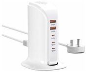 Wieloportowa Stacja ładująca Qurzou USB C 55 W