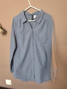 Błękitna bawełniana koszula