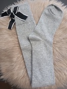 Zakolanówki z kokardką