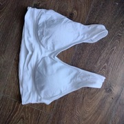 Biustonosz sportowy z wkładkami biały nowy rozmiar .2xl