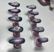 Press on tipsy gotowe paznokcie Handmade 