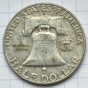 0995 USA 50 centów HALF 1962 D srebro 