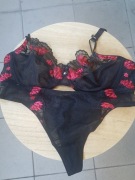 LISCA Belizna komplet  stanik 75B i stringi rozm M