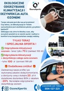 Promocja! Odgrzybianie klimatyzacji samochodowej ozonowanie 