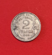 Moneta 2 franki 1949, Francja