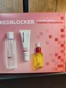 Redblocker zestaw koncentrat naprawczy krem na noc płyn micelarny 