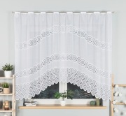 Nowa firana do kuchni wsuwana na karnisz, firany żakardowe 250x160 cm