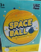 NADMUCHIWANA PIŁKA DO SKAKANIA Z UCHWYTEM -SKOCZEK U&C PLANET