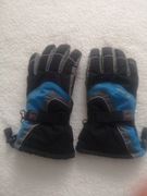 Rękawice zimowe narty niebieskie  thinsulate juniorskie niebieskie 24 hm 