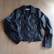 H&M 10-11lat czarna Kurtka ramoneska Biker r 146 