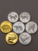 Górny Karabach 7 monet zwierzęta 