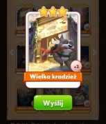 Wielka Kradzież KARTA COIN MASTER NATYCHMIASTOWA WYSYŁKA 