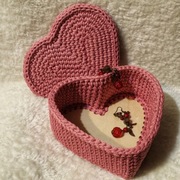 Koszyk pudełko Walentynki szkatułka 