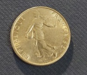 Moneta Francja 1/2 franka 1971