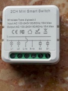 Tuya - 2-kanałowy mini przekaźnik ZigBee3 dopuszkowy 