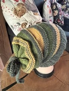 Czapka z alpaki ręcznie robiona