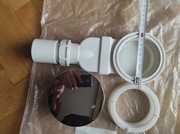 Syfon brodzikowy niski 90 mm - odpływ 50 mm - chrom