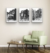 Zestaw plakatów Architektura. Format 50x70 cm