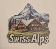 Magnes na lodówkę akrylowy Swiss Alp Alpy Szwajcarskie Zürich St.Moritz(44)