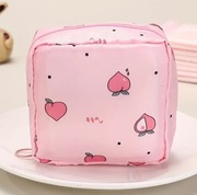 Kosmetyczka wodoodporna poręczna z kieszonką na suwak.