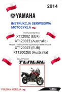 KSIAZKA SERWISOWA YAMAHA XT 1200 TENERE 2014r SERWISOWKA NAPRAW j.POLSKI