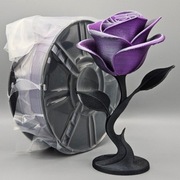 Filament 3D PLA 1kg 1.75mm Fioletowo-Srebrny (Silk) do AMS