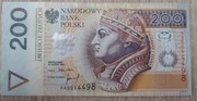 Banknot 200 złotych PLN seria AA00 1994 rok. Zygmunt I Stary. 