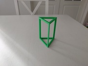 Szkielet Graniastosłupa prawidłowego trójkątnego – model 3D