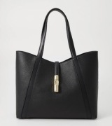 Skórzana torebka shopper FURLA Goccia