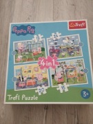 Puzzle trefl świnka Peppa 4w1 