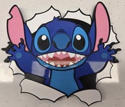 Dekoracja Ścienna – Stitch W Akcji! 