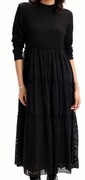 Czarna sukienka Desigual - r.S