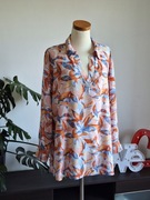 Koszula Laura torelli L wzory z kołnierzykiem L 40 elegancka kolorowa 