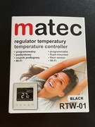 Regulator temperatury Matec RTW-01 czarny 
